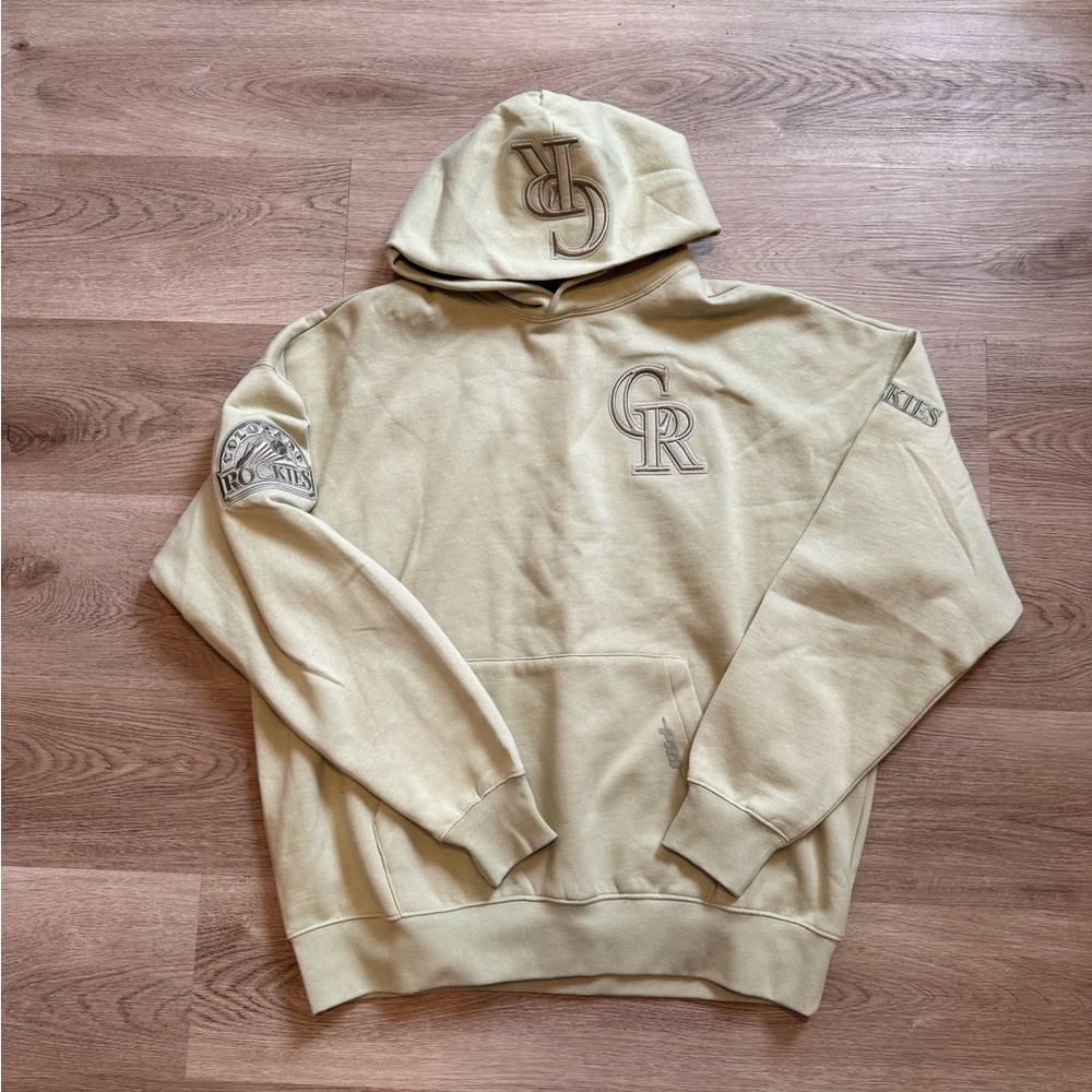 Men’s Pro Standard Colorado Rockies MLB Sage Green Hooded Sweatshirt